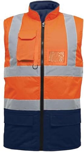100% Polyester Hi Viz Vis Body Warmer Fleece - Image 3
