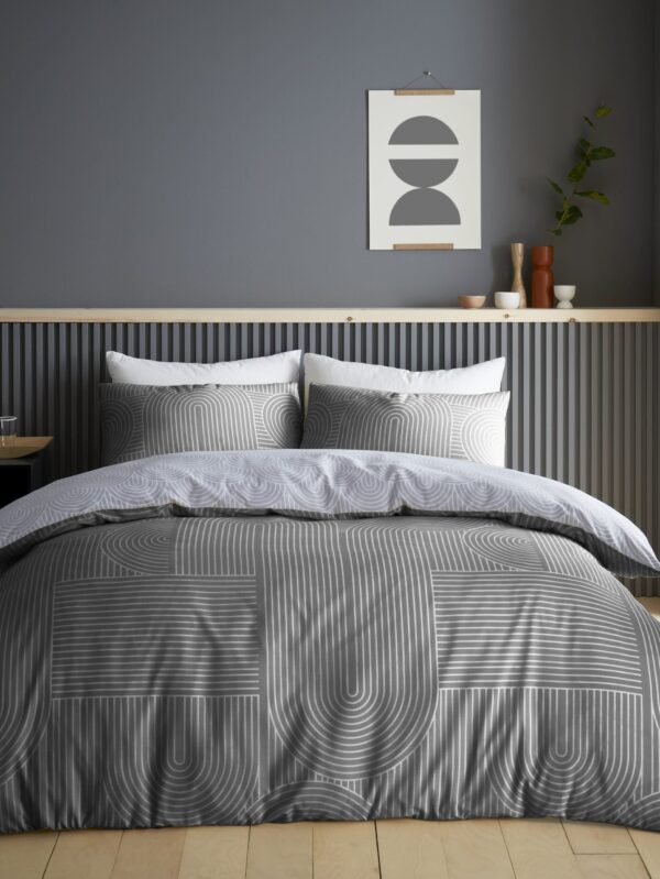 Arches Printed Duvet Set