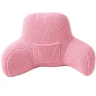 Cuddles Teddy Fleece Reading Pillow Cushion with Arms Lumbar Bed Chair Rest - Image 6