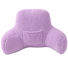 Cuddles Teddy Fleece Reading Pillow Cushion with Arms Lumbar Bed Chair Rest - Image 7