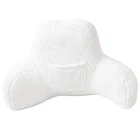 Cuddles Teddy Fleece Reading Pillow Cushion with Arms Lumbar Bed Chair Rest - Image 8