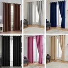 Blackout Thermal Eyelet Curtain Panels (2 Pack)