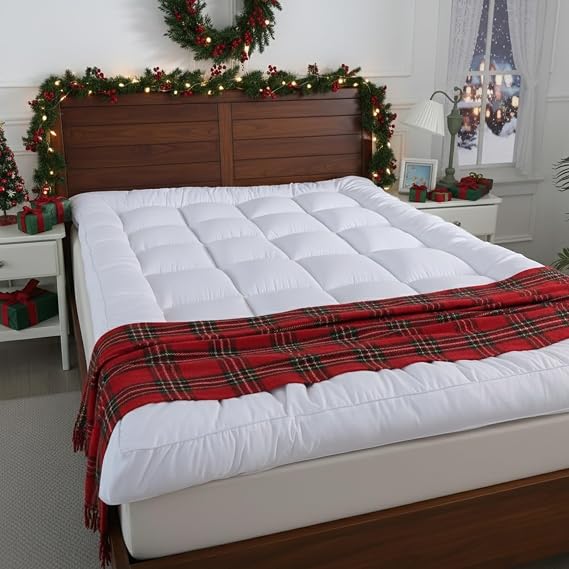 10cm Microfibre Mattress Topper - Image 2